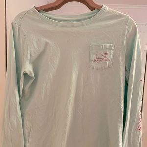 Mint Vineyard Vines Pocket Tee